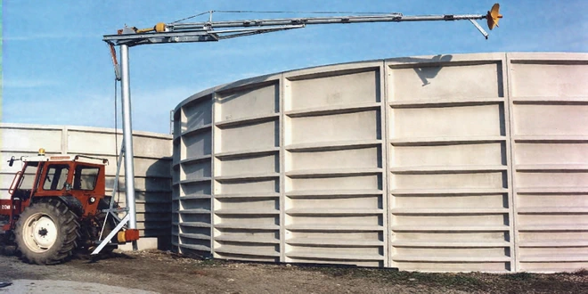 Мешалки с карданной передачей для наземных навозохранилищ