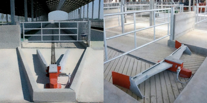 Скреперы с жестким штоком и гидравлическим приводом